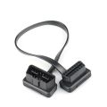 30/60/100CM Flat+Thin As Noodle 16 Pin Socket OBD OBDII 16Pin Male To Female Car Scanner OBD2 Extension Cable Connector. 