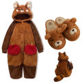 Adult Raccoon Cosplay Costume Robes Kigurumi Unicorn Onesie Anime Nightgown Halloween Cartoon Bear Pajamas Winter.