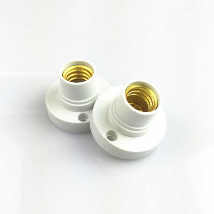 E14 Screw Round Conversion Flat LED Lamp Holder 6A DIY Desktop Small ...