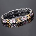 Trendy 4 Colors Weight Loss Energy Magnets Jewelry Slimming Bangle Bracelets Twisted Magnetic Therapy Bracelet Healthcare. 