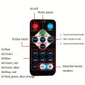 LED Starry Night Sky Projector Aurora USB Remote Control RGB Galaxy Light 7 Modes for Home Bedroom Game Room Party Decoration.