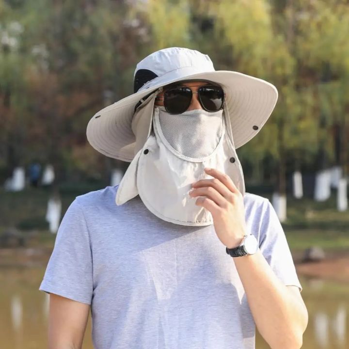 Adjustable%20Outdoor%20Fishing%20Cap%20With%20Face%20Mask%20Sunscreen%20UV%20Protection%20Breathable%20Foldable%20Men%20Women%20Hiking%20Camping%20Casual%20Hats%20-%20Image%208