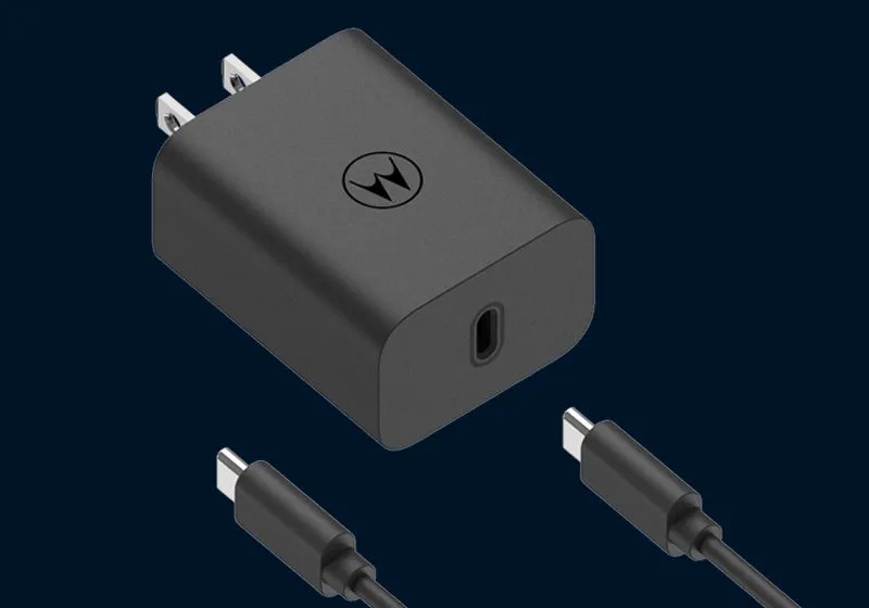 Original Motorola 30W Turbo Power Charger Fast Charging Adapter C