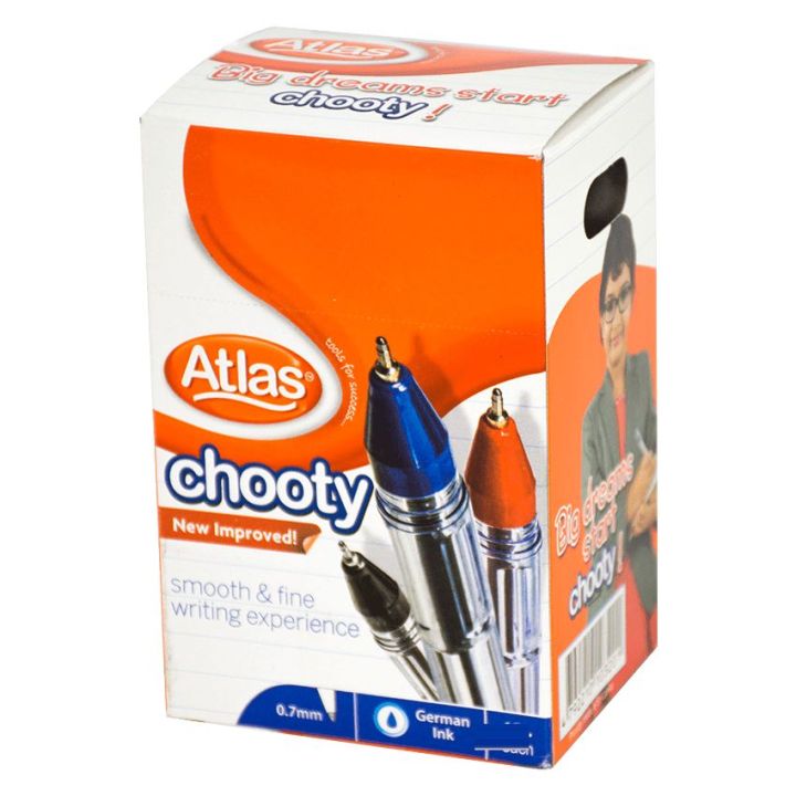 Atlas Chooty Ballpoint Pens - 50 PCs Box | Daraz.lk