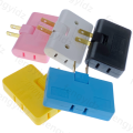 US Plug 180 Degree Rotatable Socket Converter 3 in 1 US Extension Plug Multi-Plug Mini Slim Wireless Outlet Adapter Sockets.