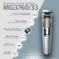Philips MG3760/33 Trimmer 75min Runtime 9 Length Setting (Black). 