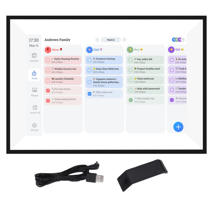 Smart%20Digital%20Calendar%20Planner%20Smart%20Digital%20Calendar%2010.1in%20HD%20Touchscreen%20Family%20Planner%20with%20Switchable%20Digital%20Photo%20Frame%20-%20Image%207