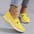 Spring new women's sports shoes, fashionable, breathable, lightweight, non-slip, wear-resistant, casual sports shoes, flat shoes. 