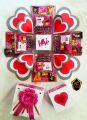 Chocolate gift box , chocolate explosion gift box , birthday anniversary valentine gift for lover. 