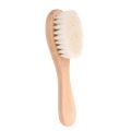 Wooden Handle Brush Baby Hairbrush Newborn Hair Infant Comb Head Massager. 