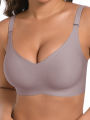 Wireless Seamless Full Cup Push up Bra Soft No Underwire Design Minimizing Support Comfortable Fit Bra for Women  7849. 