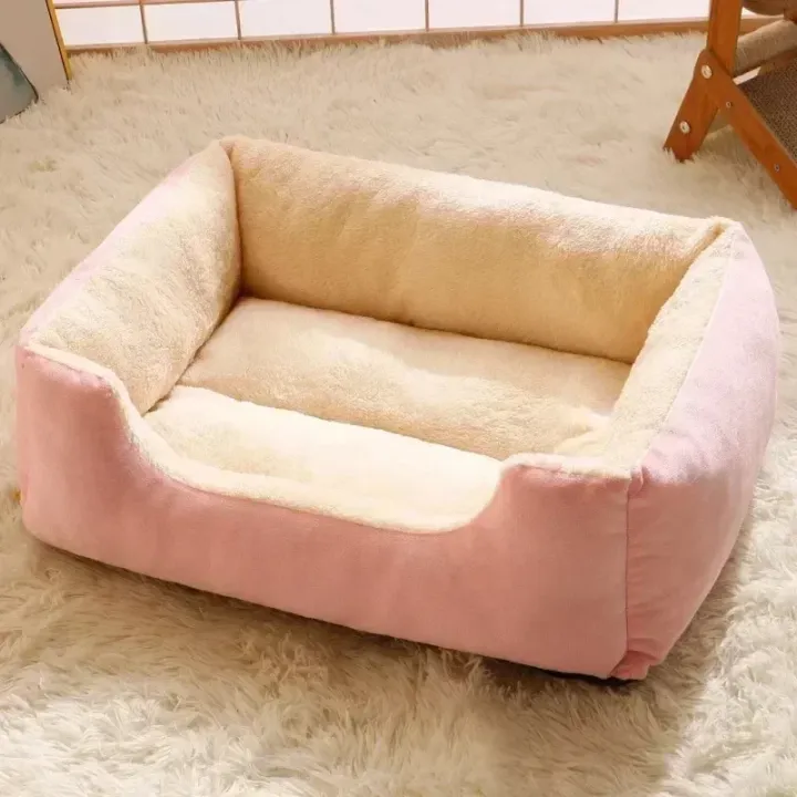 Dog Cat Bed Pet Beds with Thickened PP Cotton Dog Cave Bed and SofaSuitable for Small Puppy Cat Bed