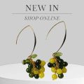 Highly beaded dangles lemon earrings for ladies more beautiful in reality. 
