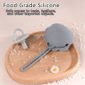 Portable Baby Pacifier Storage Case Silicone Drop-Proof Case with Lanyard Pacifier Organizer for Infants.