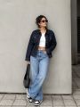 Ladies denim jacket. 