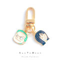 ONE PIECE Keychain Monkey D. Luffy Nami Anime Peripherals Bluetooth Headset Charm Delicate Fashion Jewelry  for Friends. 