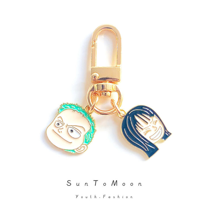 ONE%20PIECE%20Keychain%20Monkey%20D.%20Luffy%20Nami%20Anime%20Peripherals%20Bluetooth%20Headset%20Charm%20Delicate%20Fashion%20Jewelry%20%20for%20Friends%20-%20Image%204