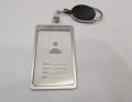 Aluminum alloy metal id card holder with yoyo hook Holder..