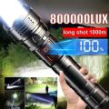 Ultra Powerful Flashlight Rechargeable Waterproof High Power LED Flash Lights with Power Display   Lantern Outdoor. 