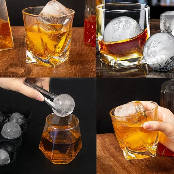 Wholesale%20%20%20Ice%20Cube%20Silicone%20Ice%20Cube%20Tray%20Big%20Ice%20Cube%20Mold%20Reusable%20Ice%20Mold%20Ball%20for%20Whiskey%20Ice%20Mould%204/6/8%20Grid%20Ice%20Ball%20-%20Image%205