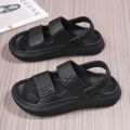 2026 High Quality Summer Fashion Solid Color Convenient Men's Lightweight Slip on Casual Wear Resistant Large Size Sandals. 