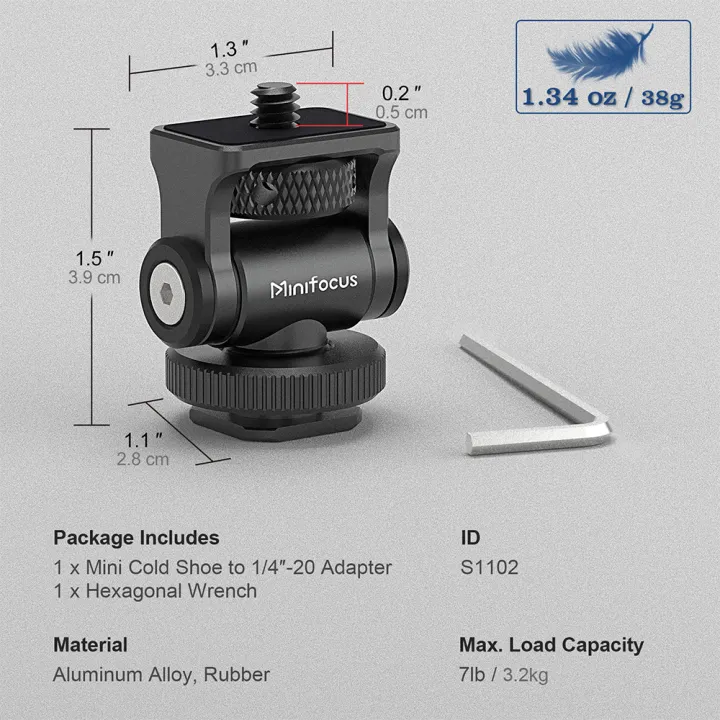 Minifocus%20DSLR%20Camera%20Monitor%20Mount%20180%C2%B0%20Tilt%20Adjustable%20Monitor%20Holder%20Flash%20LED%20Fill%20Light%20with%20Cold%20Shoe%20for%20%20%20%20-%20Image%208