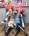 Anime Kasane Teto Cosplay Doll Plush Stuffed Dolls Cute Figure Room Decoration Abstract Wire Skeleton Cosplay Accessories .