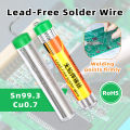 Lead free solder wire solder pen 0.8MM/1MM portable rosin core solder iron battery repair tool.