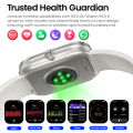 HAYLOU Watch S6 Voice Calling Smart Watch Men Health Monitoring IP68 Waterproof Smart Notifications Voice Assistant Smartwatch.