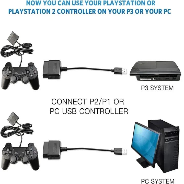 For%20%20PS2%20PlayStation%20Dualshock%202%20Joypad%20GamePad%20to%203%20PS3%20PC%20USB%20Games%20Controller%20Adapter%20Converter%20Cable%20without%20Driver%20-%20Image%203