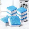Washing Machine Tablet Cleaner 12 PC Set Stain Dirt Washing Cleaning Drum Clean Detergent Tablet Wash Machine Cleaner. 