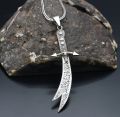 1 PCs/Top Trending Stainless steel Sterling Nacklace For Men/Women -Top Fashion Muslim Zulfikar Soward Of IMAM ALI Stainless steel Nacklace/Pandant  For Men /Women. 