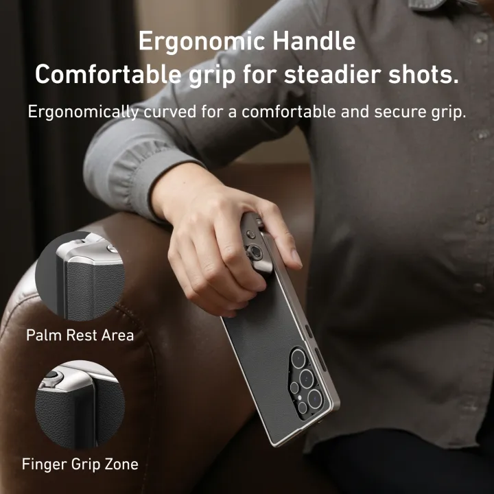 TELESIN%20Master%20Shooting%20Set%20Phone%20Camera%20Hand%20Grip%20Phone%20Holder%20CPL%20ND%202-32%20Filter%20Remote%20Handle%20For%20SAMSUNG%20Galaxy%20S25%20Ultra%20-%20Image%205