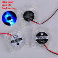 4010 DC 5v 12v 24v Cooling Fan LED Iight Emitting Hydraulic Bearing 2pin. 
