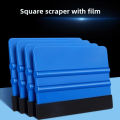 1-4 Pcs Car Film Scraper Vinyl Wrap Film Card Squeegee Auto Foil Wrapping Suede Felt Scraper Car Styling Sticker Accessories.