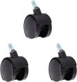 4 pcs 2 Inch Wheels 360° Moving Use for office Desktop Table, Computer Table,Furniture/Swivel Universal Sliding Wheels With Break.