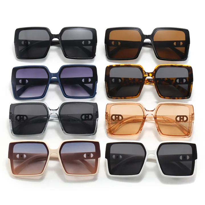 Brand%20Sunglasses%20Women's%20Square%20Classic%20Large%20Frame%20Fashion%20Men's%20Rectangular%20Letter%20Design%20Retro%20Sun%20Glasses%20UV400%20-%20Image%206