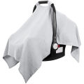 Car Seat Cover for Babies Soft Breathable Muslin Cotton Stroller Covers for Boys and Girls Fits Most Strollers Baby Car Seats. 