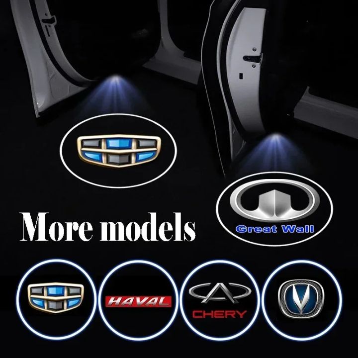 LED Car Door Welcome Light Car Logo Projector Car Badg For MINI benz Peugeot BMW Hyundai LEXUS seat Ford TOYOTA Nissans KIA Fiat
