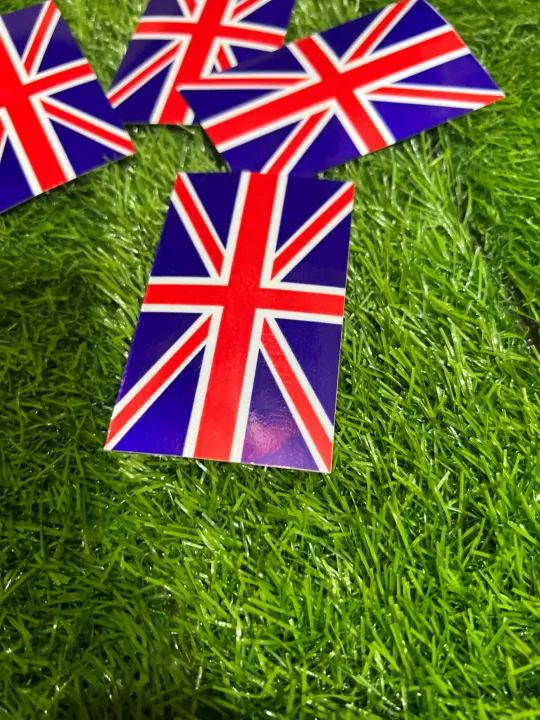 Union Jack Flag Sticker Set | Premium Waterproof UK Vinyl Decals for ...