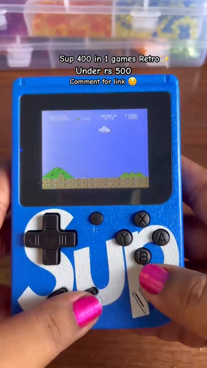 SUP Game Box Plus Console 400 in 1 Retro Video Games For Kids Handheld Game PAD Gamebox Connects with LCD / TV