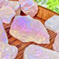 1PC High Quality Aura Rose Quartz Raw Stone Natural Crystal Raw Stone,Gemstone Jewelry,Glitter, Healing Crystal, Birthday Gift. 