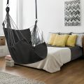 1pc Leisure Fabric Hammock Chair Outdoor Swing Chair Hammock Dormitory Hammock Chair Anti Rollover Hammock(With Storage Bag. 
