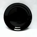 Premium Quality 6Pcs Melamine Plates Set Deep Quarter Medium Plate Melamine Double Glazed Black Color Plate Set Size "9"Inche. 
