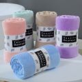 Duck feather bath towel soft non-irritating surface water absorbent adult 90x180cm deep stitched. 