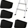 4/8pcs Ladder Anti-Slip Feet – Heavy-Duty Replacement Caps, Textured, Durable for Indoor/Outdoor. 