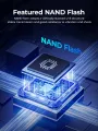 ORICO ZH10 mSATA SSD SATA III 6Gbps 3D NAND Internal Solid State Drive 128GB 256GB 512GB 1TB for Laptops Ultrabooks Desktop-ZH10.