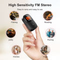 Pocket FM Radio - Digital Tuning, Crystal Clear Reception, 6 Presets | Long Playtime AAA Battery | Perfect for Walking, Jogging,. 