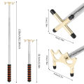 1 Set Retractable Billiard Bridge Stick Telescopic Billiards Pool Cue Bridge Stick with Replaceable Bridge Head Expandable Pool. 