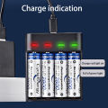 Universal USB LCD Display Smart Intelligent Battery Charger With 4 Slots For AA/AAA NiCd NiMh Rechargeable Batteries Charger. 